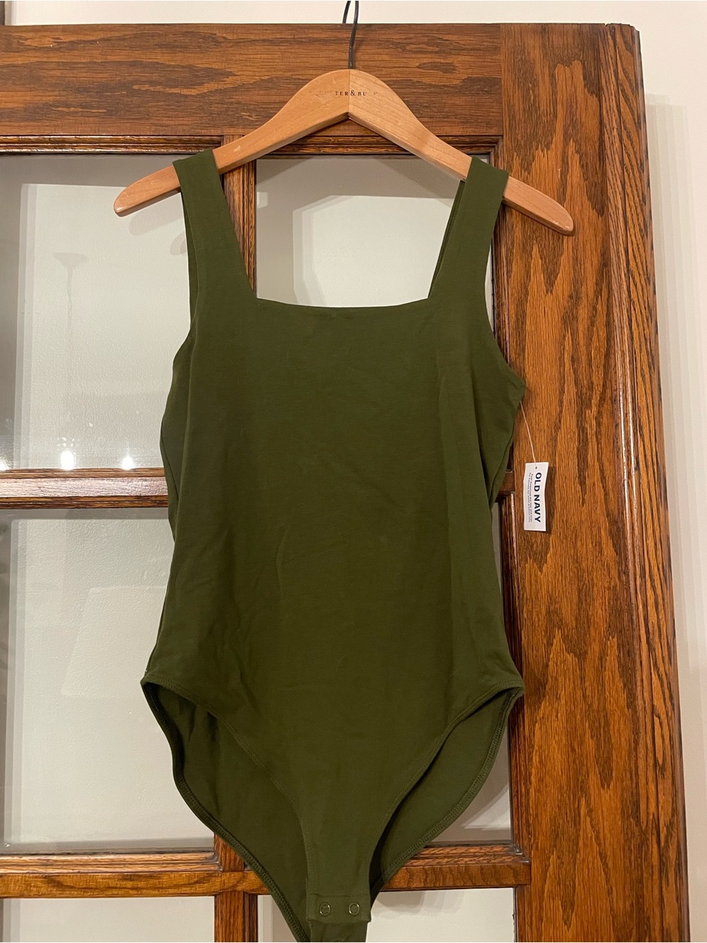 NWT Old Navy Olive Green One-Piece Bodysuit